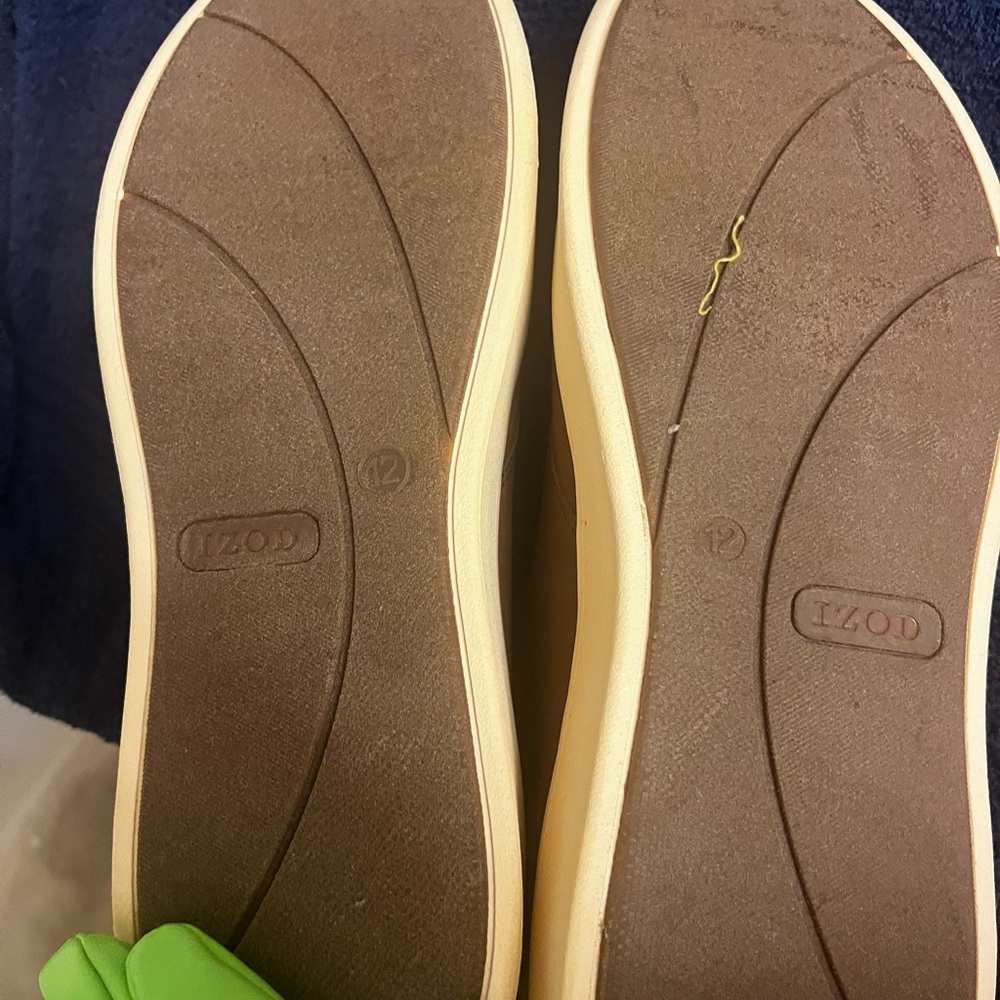 Izod Brown and White Sneakers